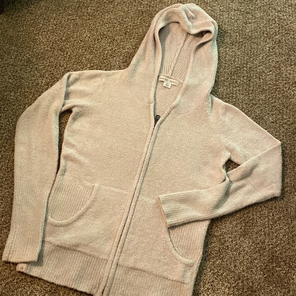 Darling Barefoot Dreams Zip Up Hooded Sweater XS